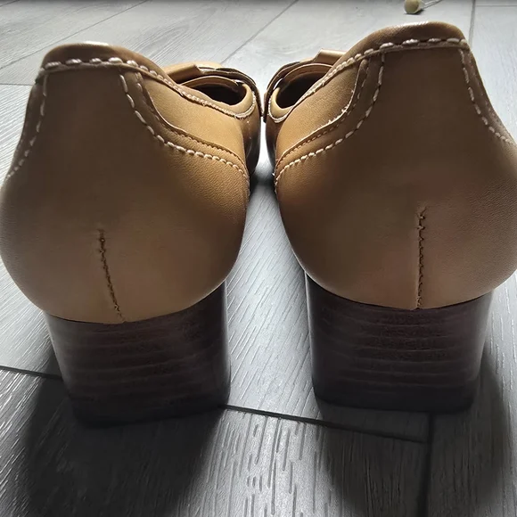 Etienne Aigner Vintage Dress Shoes Mustard Yellow Tan Leather Shoes-Size 8.5 - Picture 11 of 16